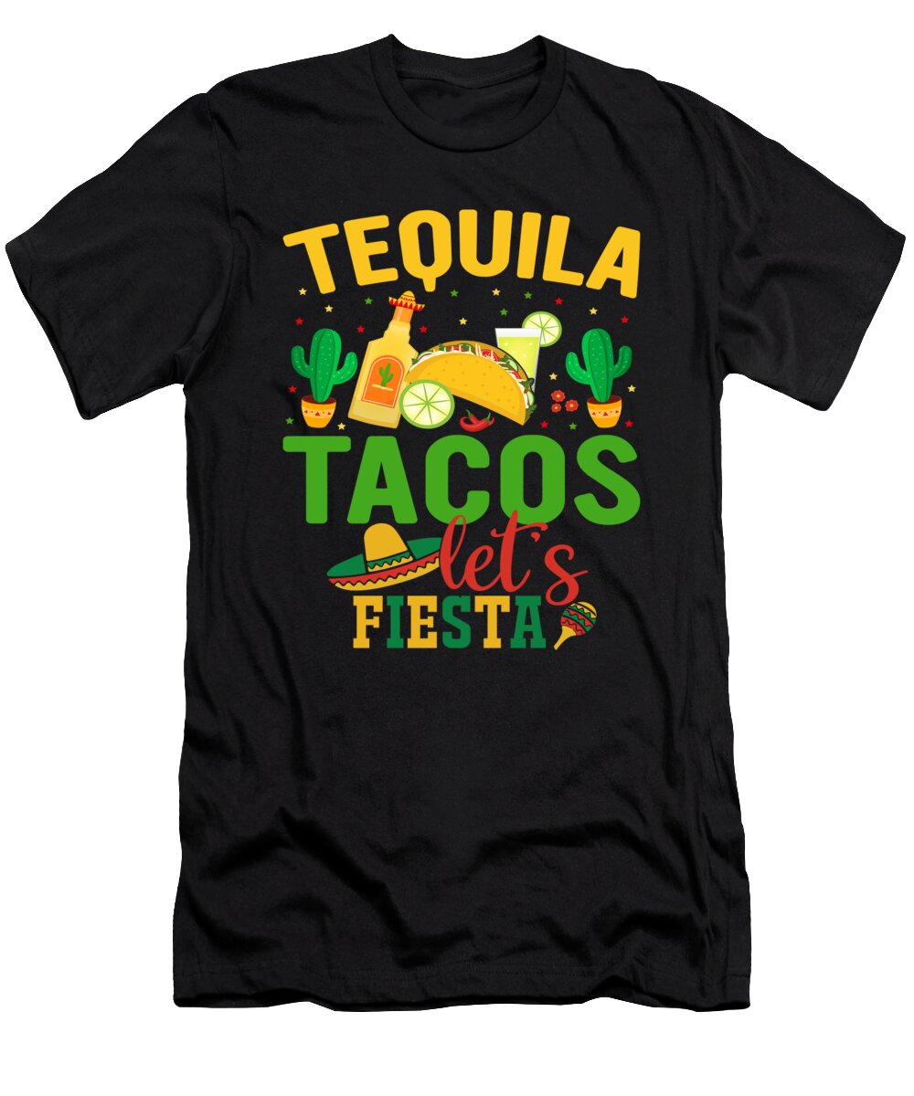 Mexican Tequila and Tacos Cinco De Mayo Orgence Matungwa T-Shirt