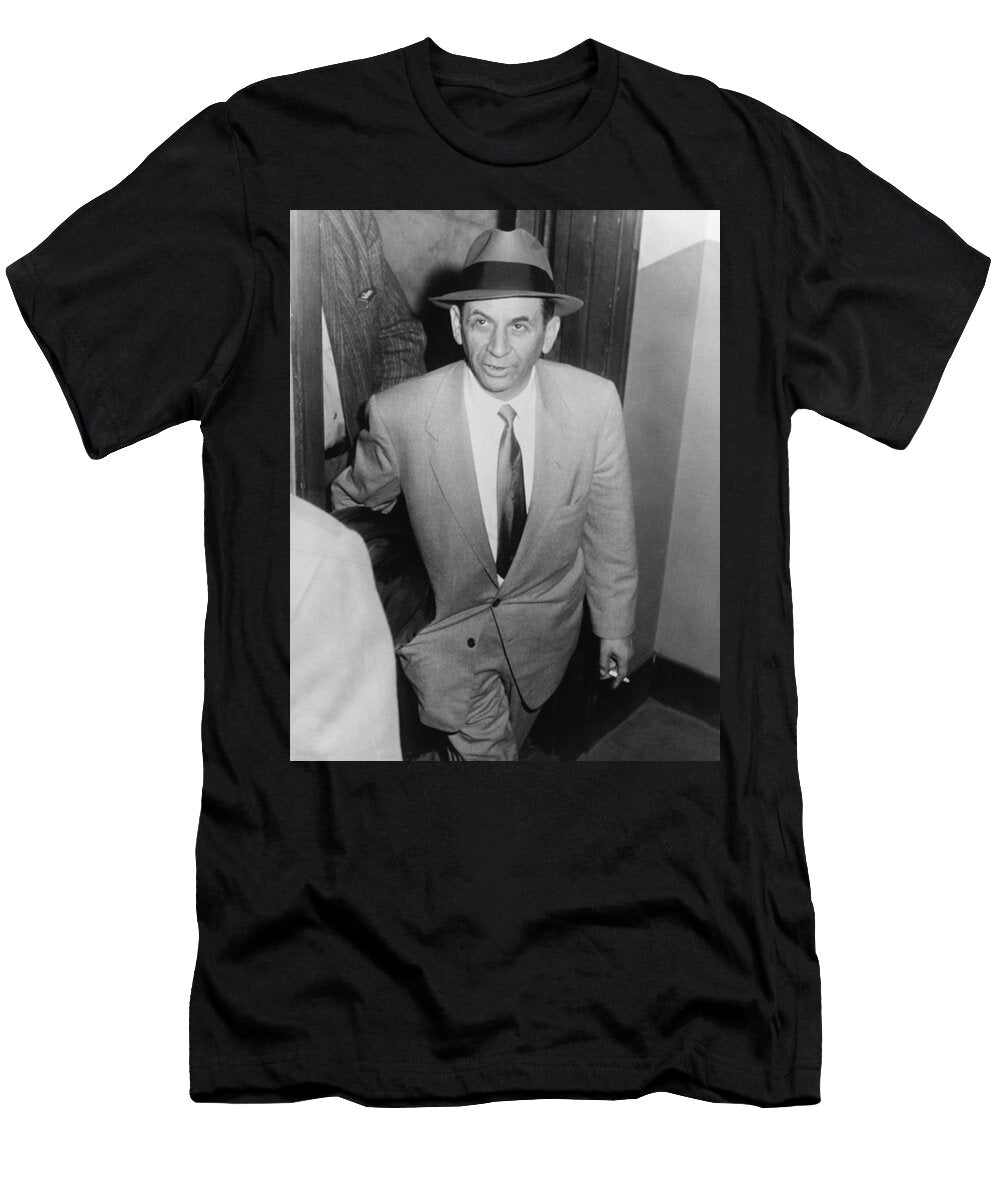 Meyer Lansky At NYC Police Station 1958 War Is Hell Store T-Shirt
