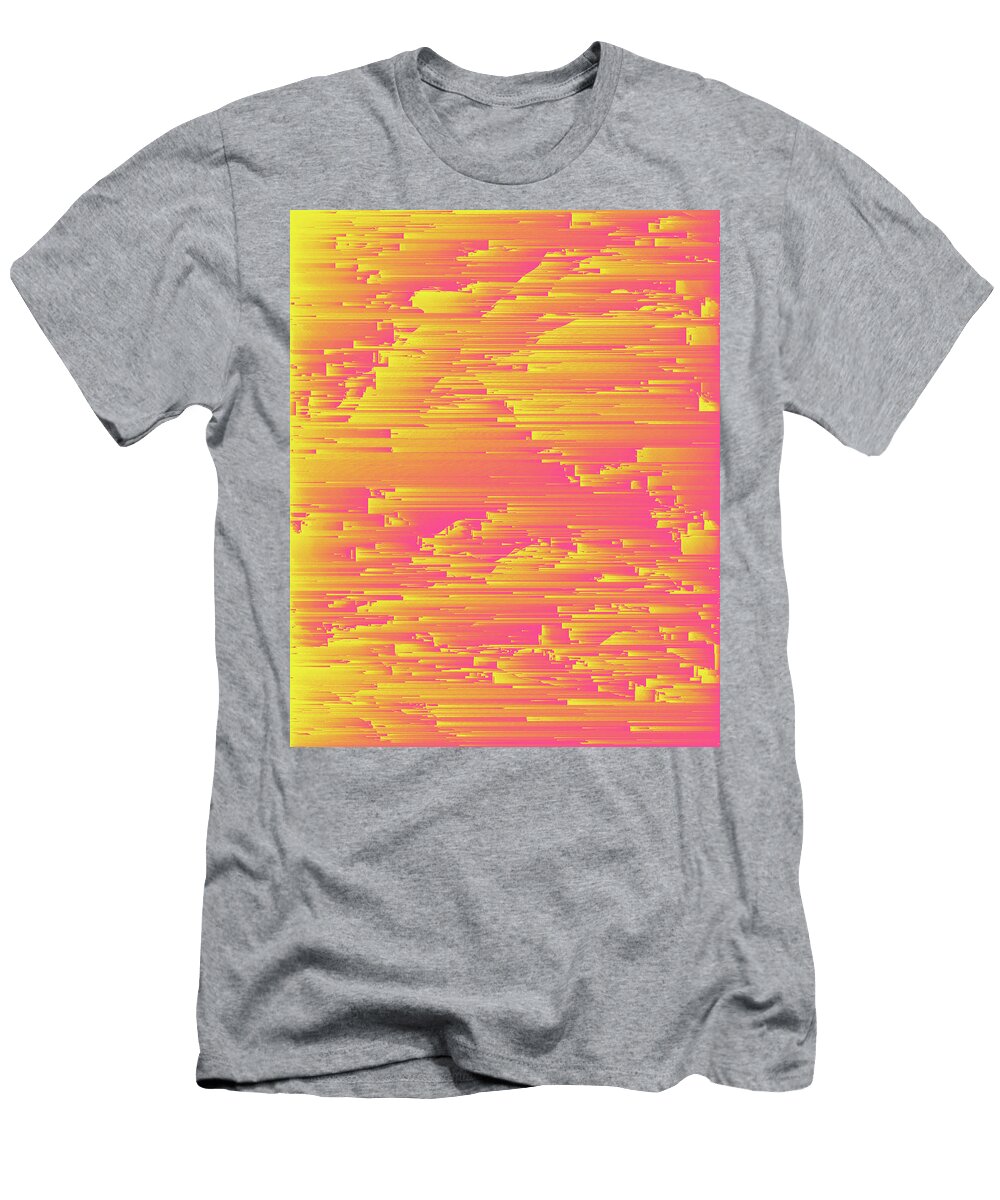 Miami Speed Abstract Pixel Art Jennifer Walsh T-Shirt