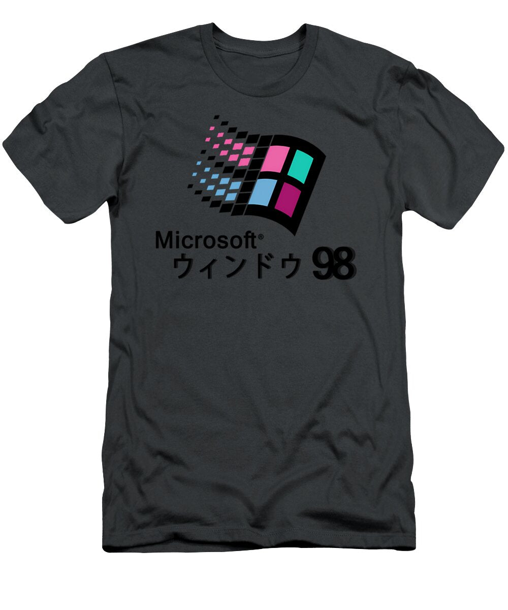 Microsoft Windows 98 Vaporwave Sibainu T-Shirt