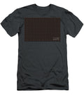 Mid Tone Brown and Black Simple Chevron Pattern Petite Pattern Minimal Graphic Designs T-Shirt