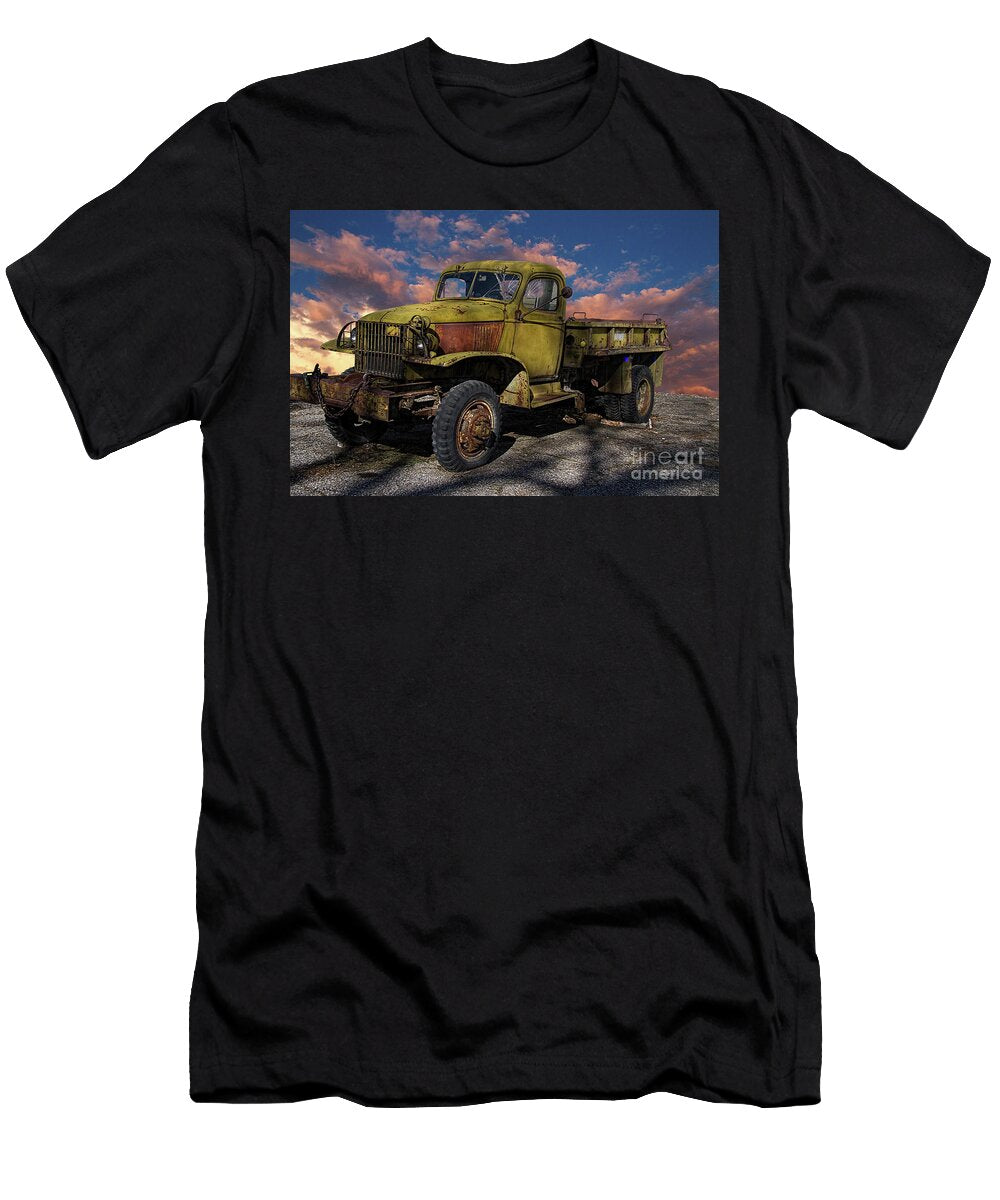 Military Dump Truck Nick Gray T-Shirt