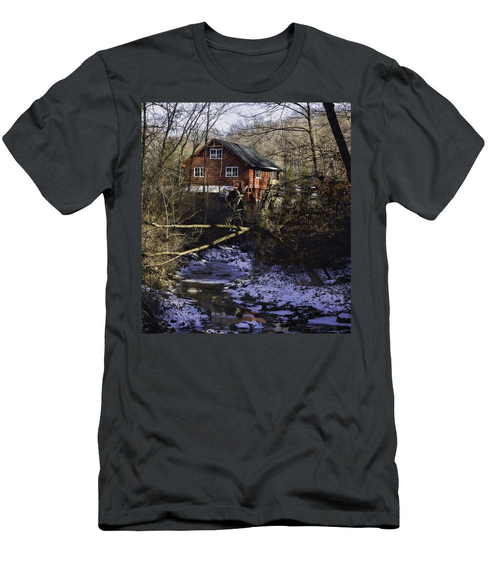 Mill in Winter Friends of Crowell Hilaka T-Shirt