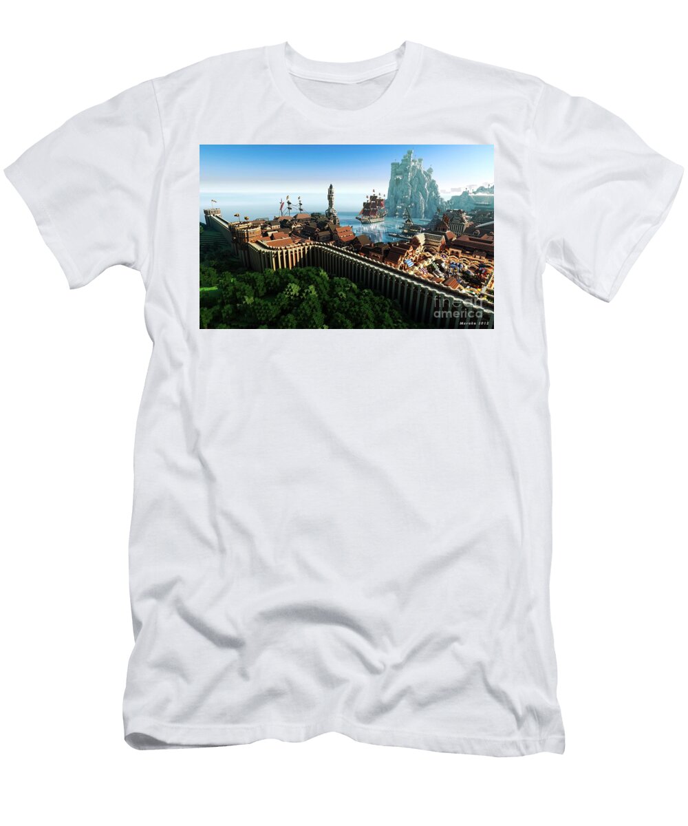 Minecraft 2artscale500x Shaw Heather T-Shirt
