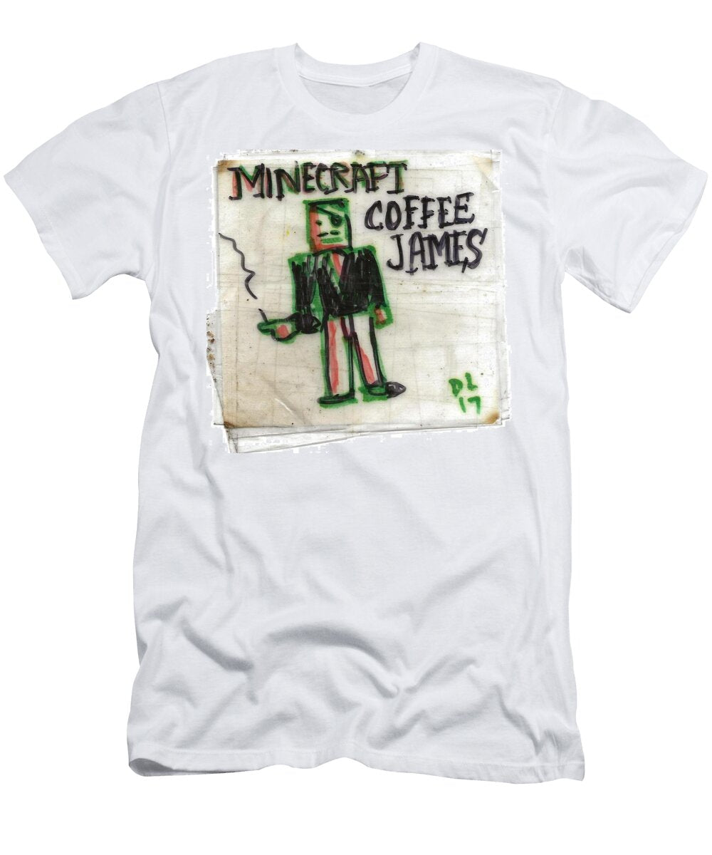 Minecraft Coffee James David Lovins T-Shirt