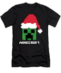 Minecraft Creeper with Santa Hat Vinny Janna T-Shirt