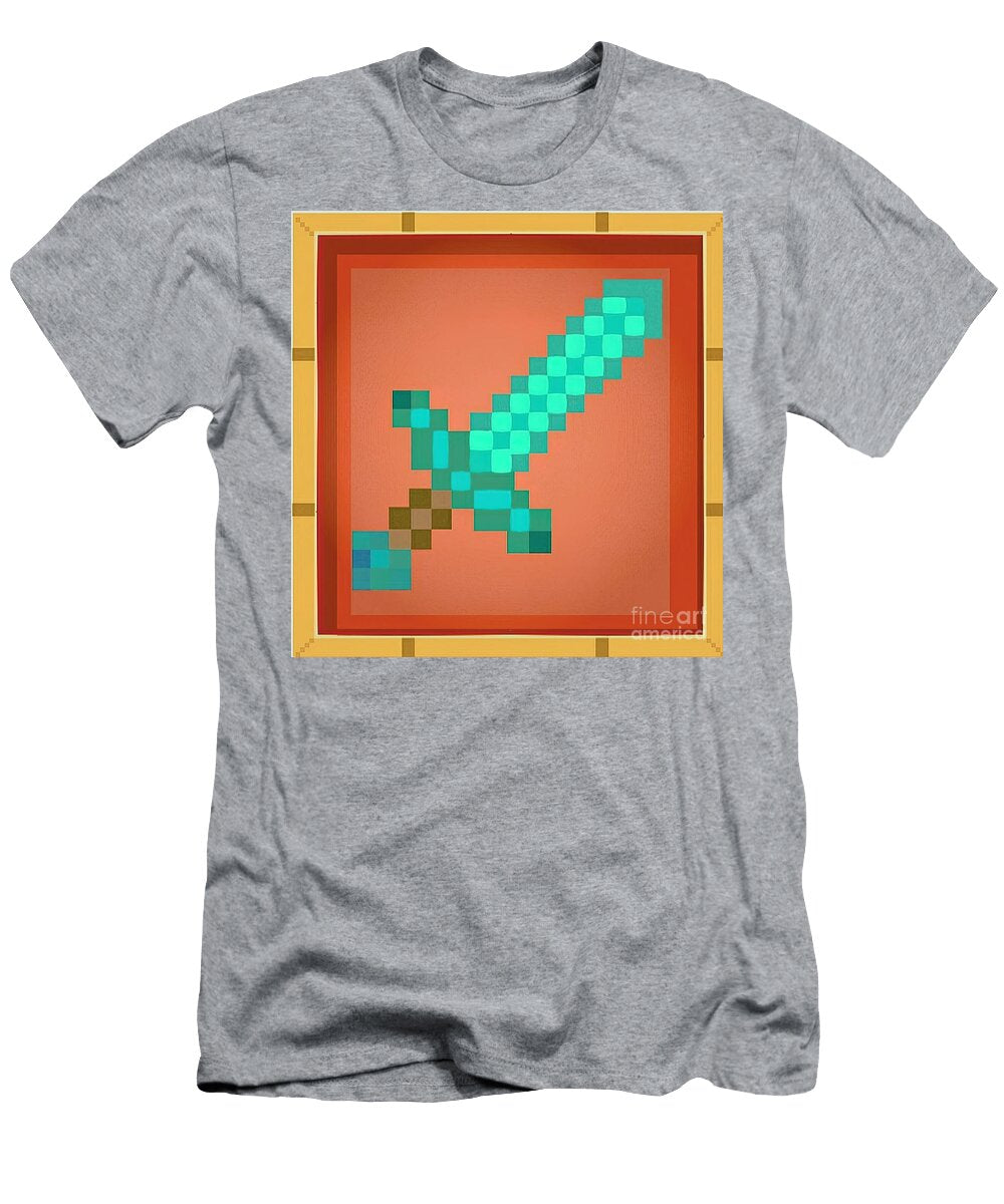 Minecraft Item Frame Pixel Art Shaw Heather T-Shirt