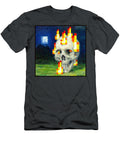 Minecraft Painting Burning Skull Tina Maisie T-Shirt