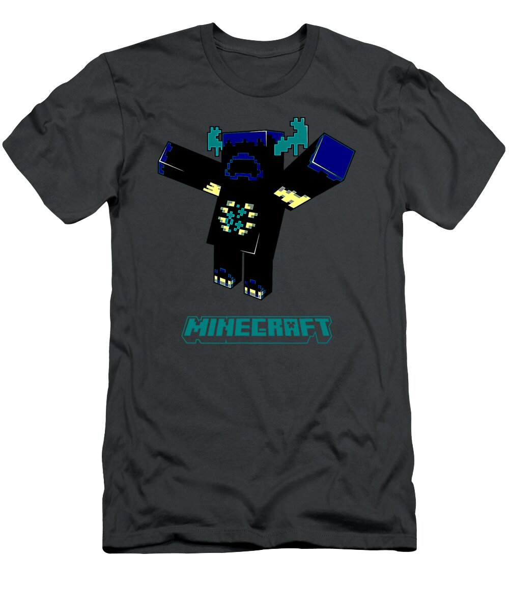 Minecraft Sculk Shriekers Hostile Mob Warden Attacking Lillyg Anasta T-Shirt