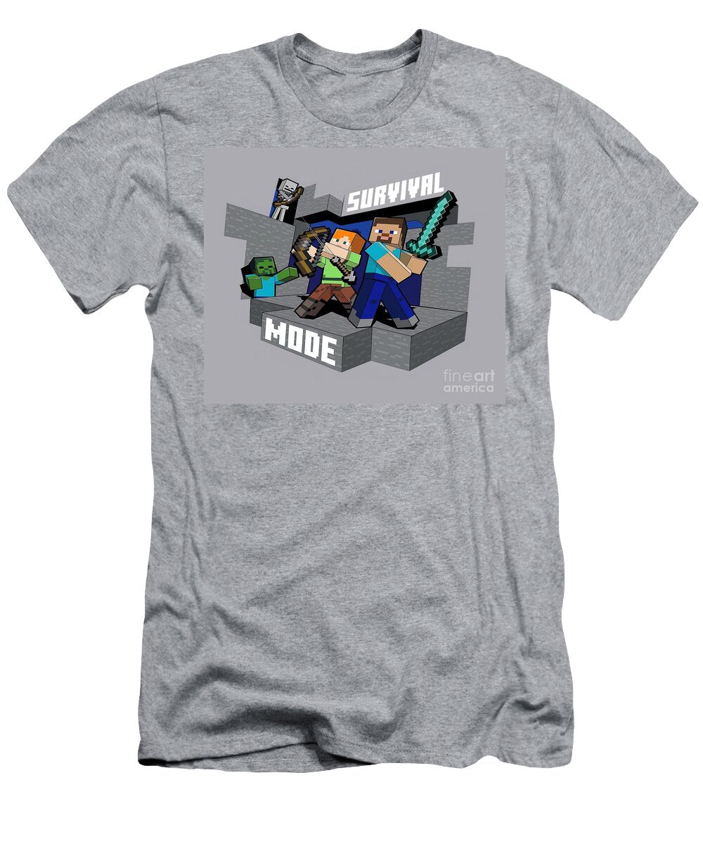 Minecraft Survival Mode Reid Campbell T-Shirt