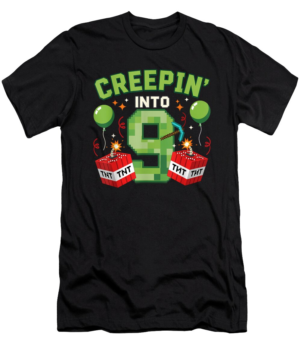Minecraft Themed Birthday Design Ayoub Jole T-Shirt