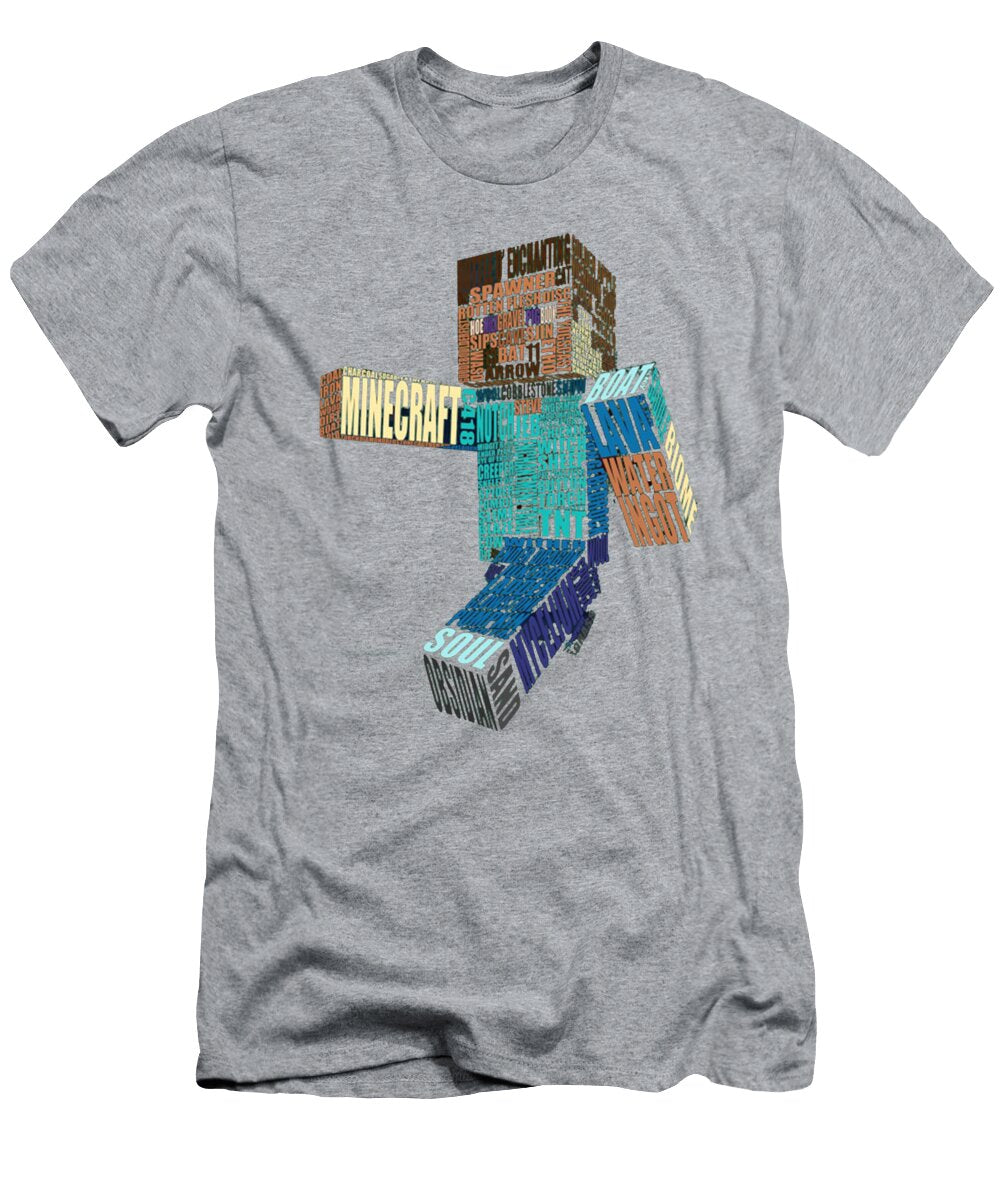 Minecraft Typography Erik Thamrin T-Shirt