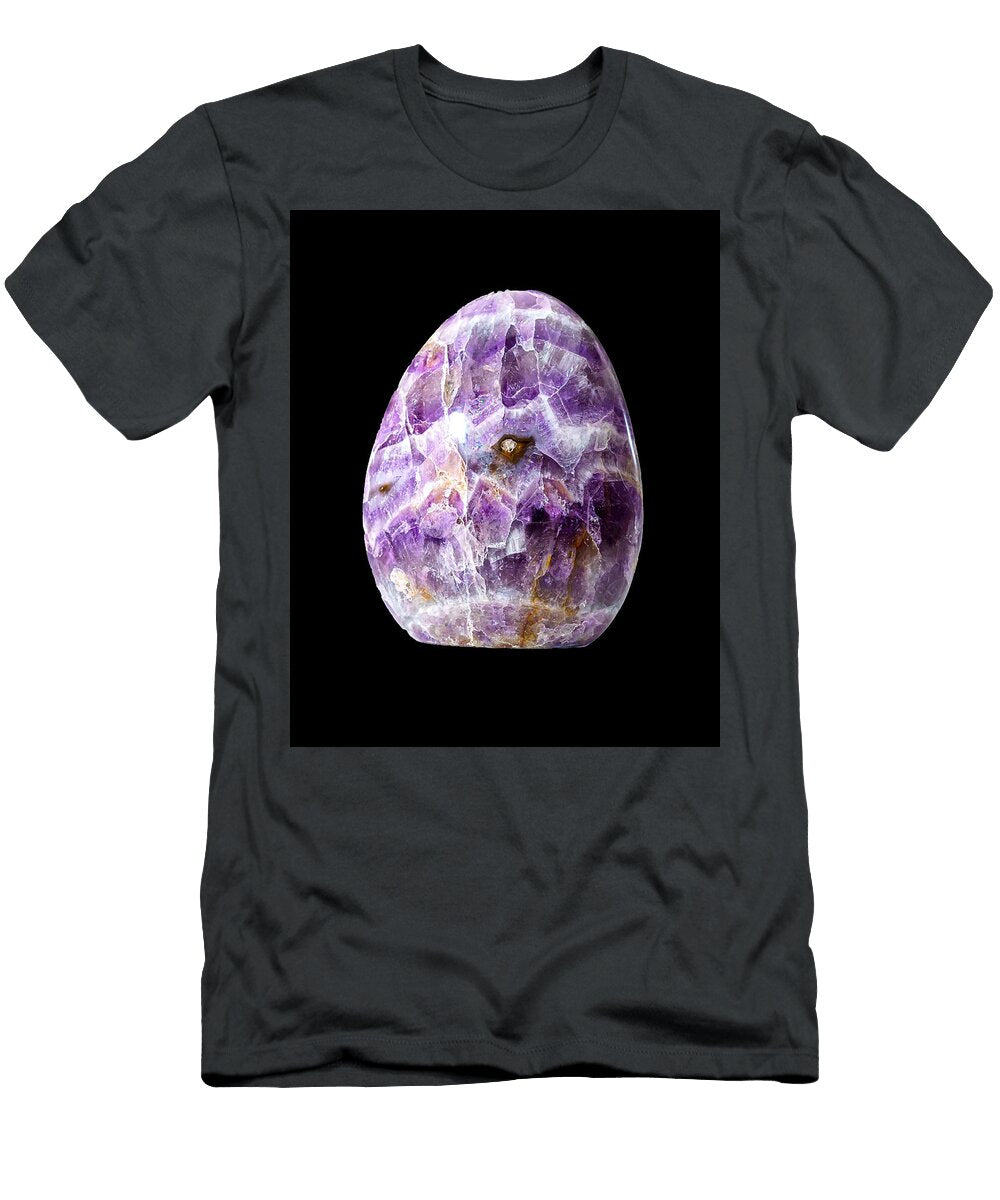 Mineral Pieces 555a Amethyst Chevron Tim Hirst T-Shirt