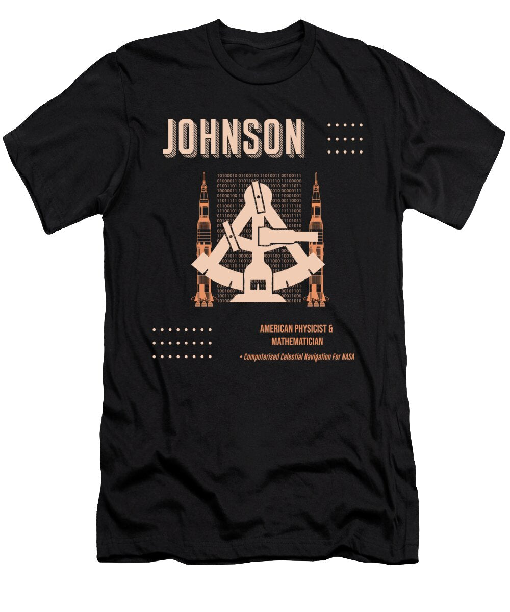 Minimal Science Poster Clifford V Johnson Physicist Mathematician Studio Grafiikka T-Shirt