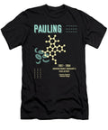 Minimal Science Poster Linus Pauling Chemist Biochemist Peace Activist Studio Grafiikka T-Shirt