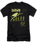 Minimal Science Posters Charles Darwin 01 Biologist Naturalist Studio Grafiikka T-Shirt