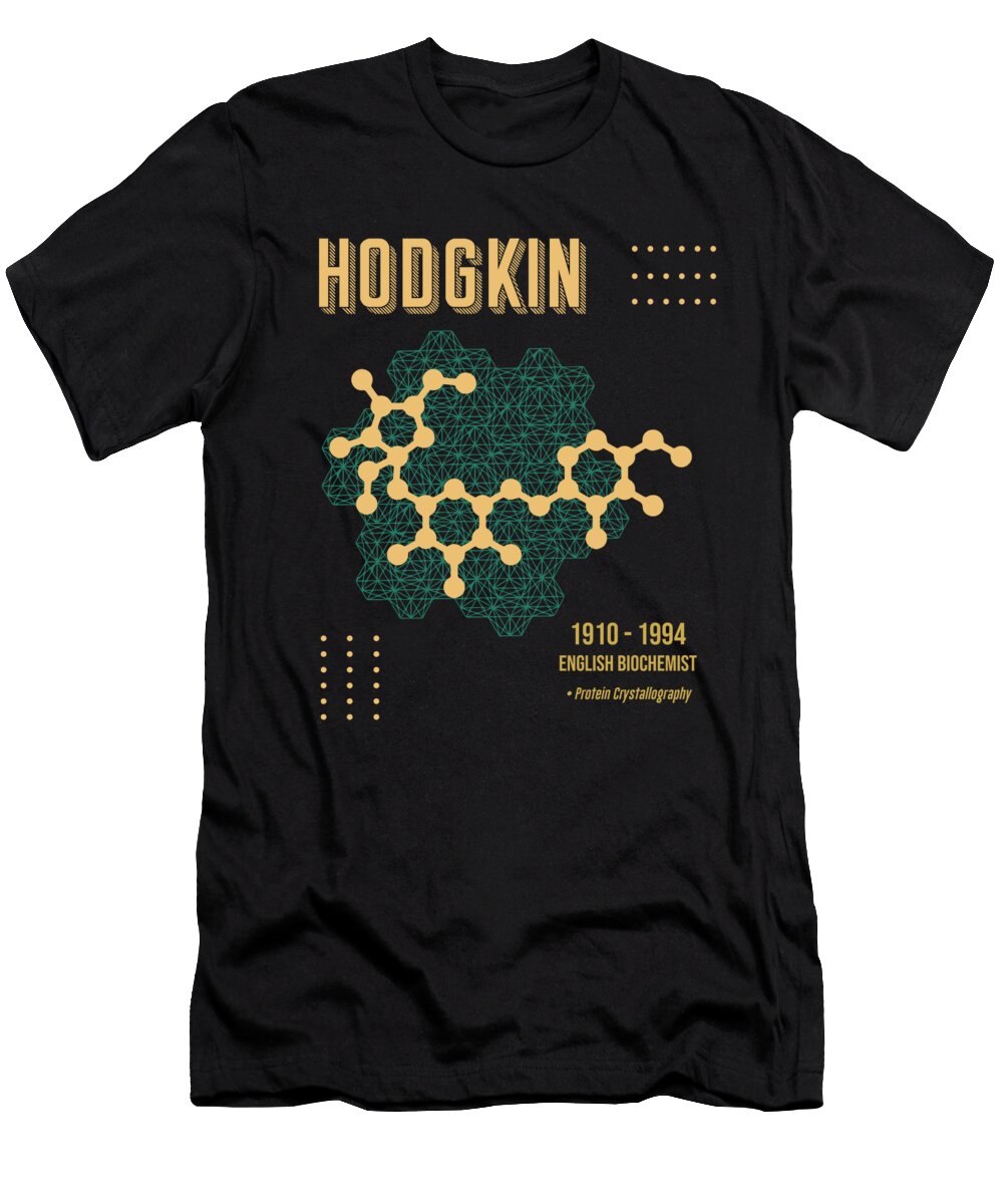 Minimal Science Posters Dorothy Hodgkin 01 Biochemist Studio Grafiikka T-Shirt