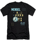 Minimal Science Posters Gregor Mendel 01 Geneticist Scientist Studio Grafiikka T-Shirt