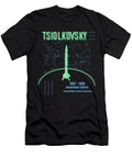 Minimal Science Posters Konstantin Tsiolkovsky 01 Rocket Scientist Studio Grafiikka T-Shirt