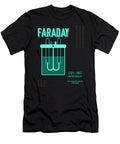 Minimal Science Posters Michael Faraday 01 Physicist Chemist Studio Grafiikka T-Shirt