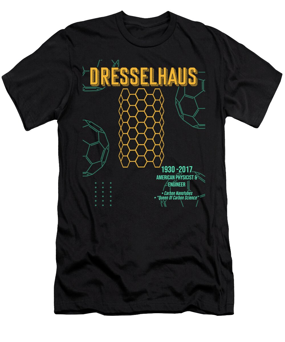 Minimal Science Posters Mildred Dresselhaus 01 Physicist Engineer Studio Grafiikka T-Shirt