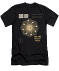 Minimal Science Posters Niels Bohr 01 Physicist Studio Grafiikka T-Shirt