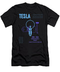 Minimal Science Posters Nikola Tesla 01 Physicist Engineer Studio Grafiikka T-Shirt