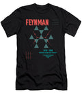 Minimal Science Posters Richard Feynman 01 Theoretical Physicist Studio Grafiikka T-Shirt