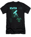 Minimal Science Posters Sir Isaac Newton 01 Physicist Mathematician Astronomer Studio Grafiikka T-Shirt