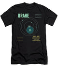 Minimal Science Posters Tycho Brahe Danish Astronomer Studio Grafiikka T-Shirt