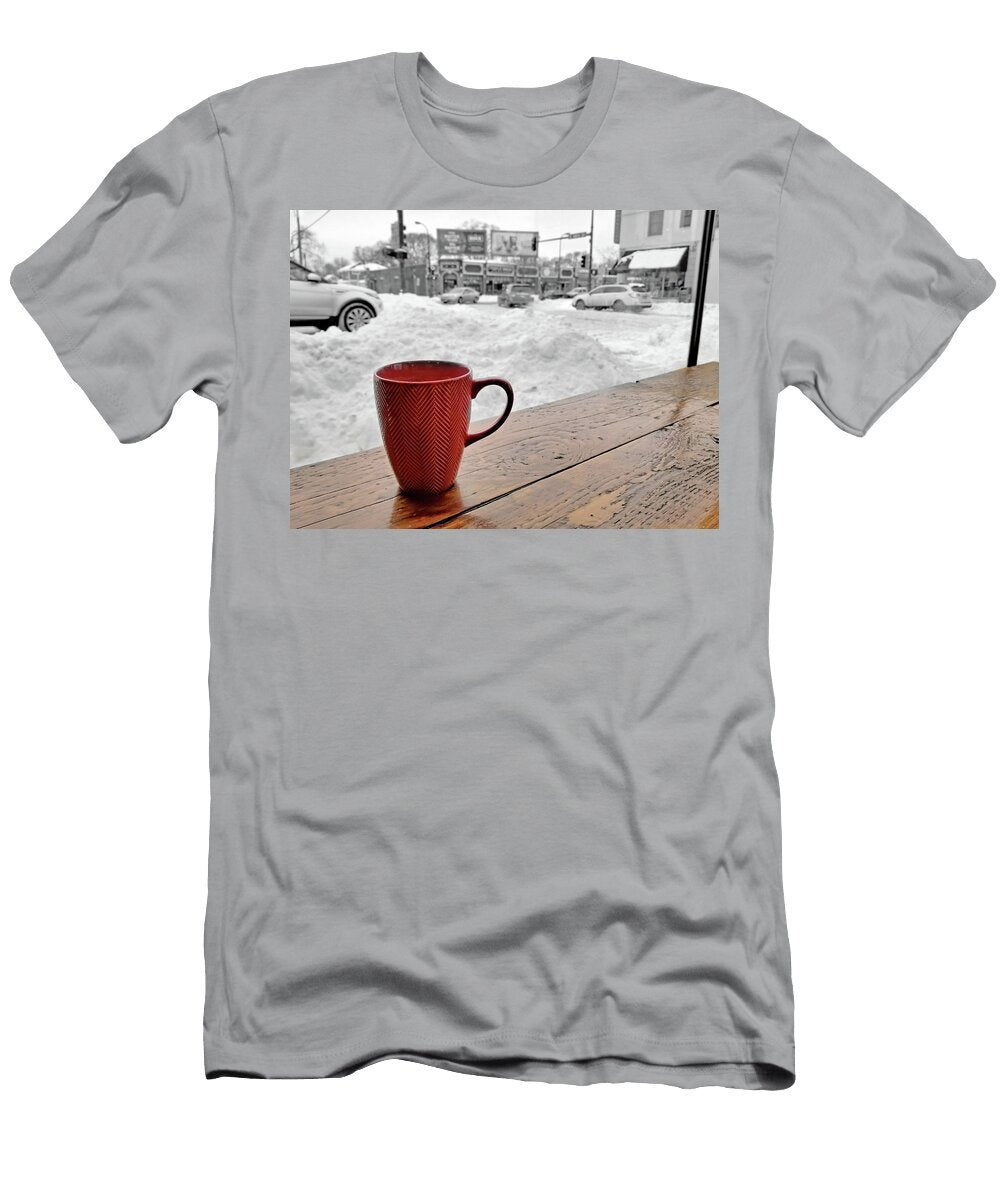 Minneapolis Coffee Shop in Winter Jim Hughes T-Shirt