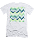 Mint and Blue Chevron Pattern Bimbys Collections T-Shirt