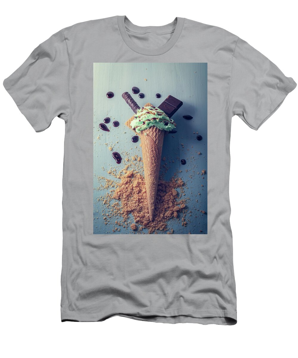 Mint Ice Cream Cone Javier Lima Bolumar T-Shirt