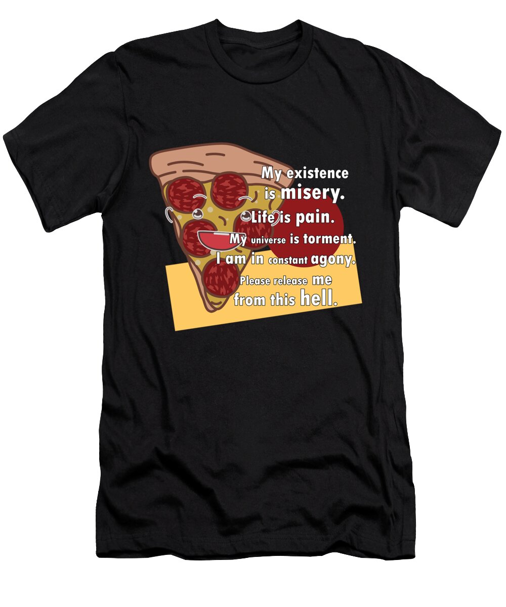 Misery Pizza Gold Target T-Shirt
