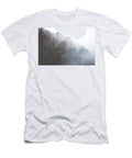 Mist Around a Forest Green Forest Covered with Fog Julien T-Shirt