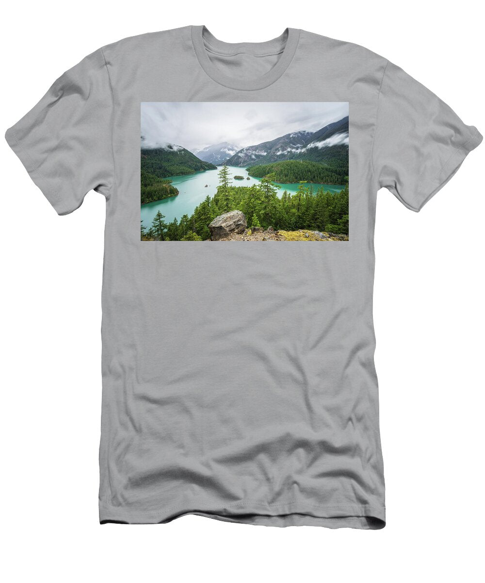 Mist Over Diablo Lake Garth Steger T-Shirt