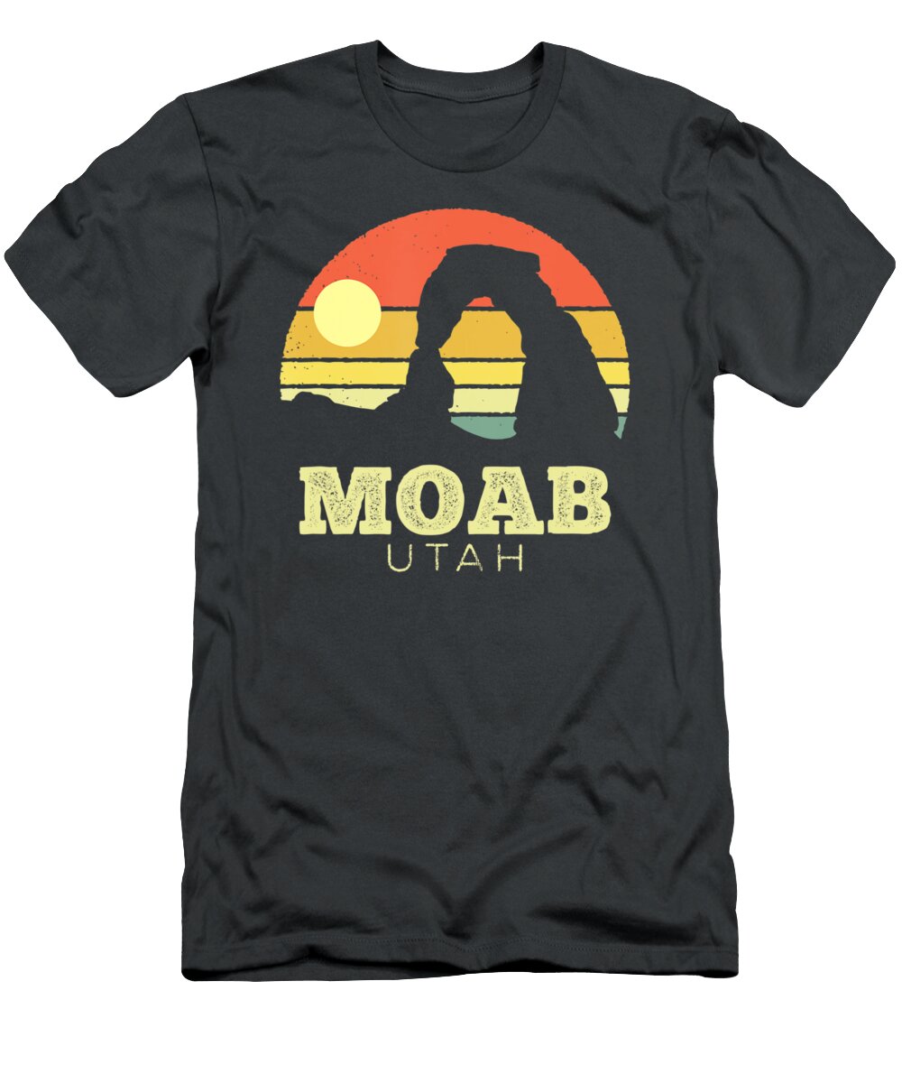 Moab Utah Vintage Sunset Arches Adventure Outdoors Hai Ha Nguyen T-Shirt