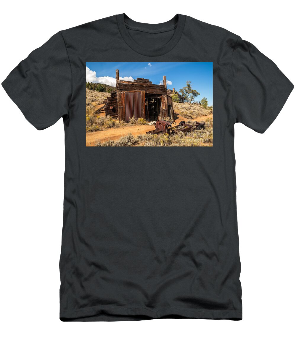Model a Truck with Garage and House Sue Smith T-Shirt