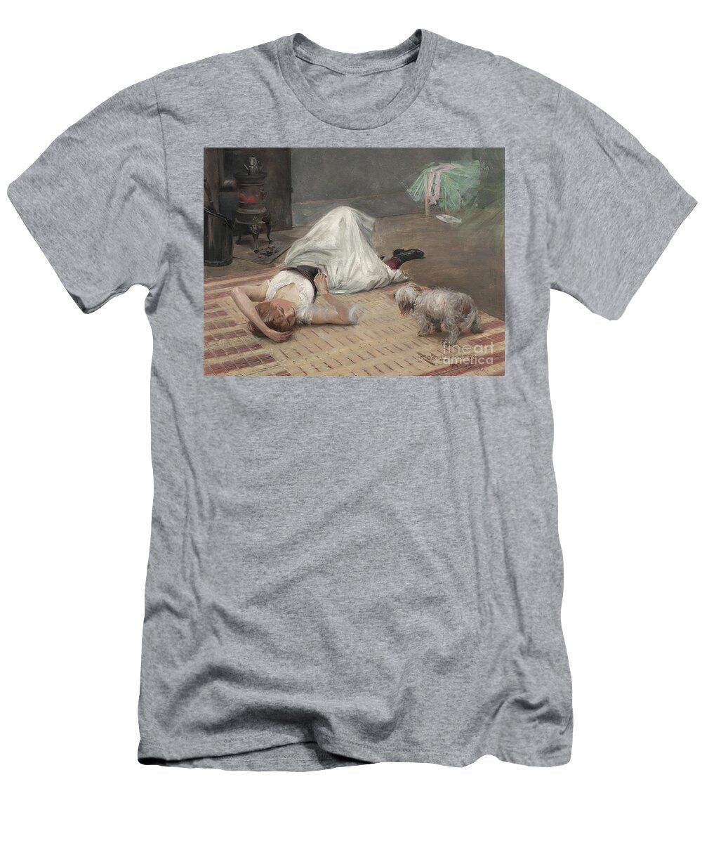 Model Having a Cigarette Robert Lundberg T-Shirt