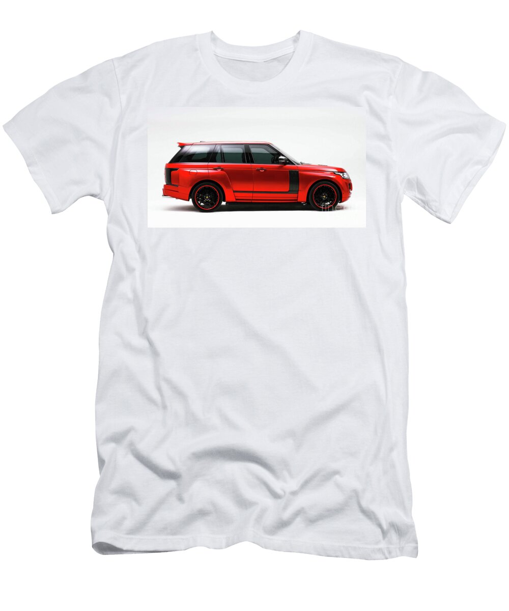 Modified Luxury British Suv Red Arden Range Rover Ar9 Spirit L405 V8 Supercharged Vladyslav Shapovalenko T-Shirt
