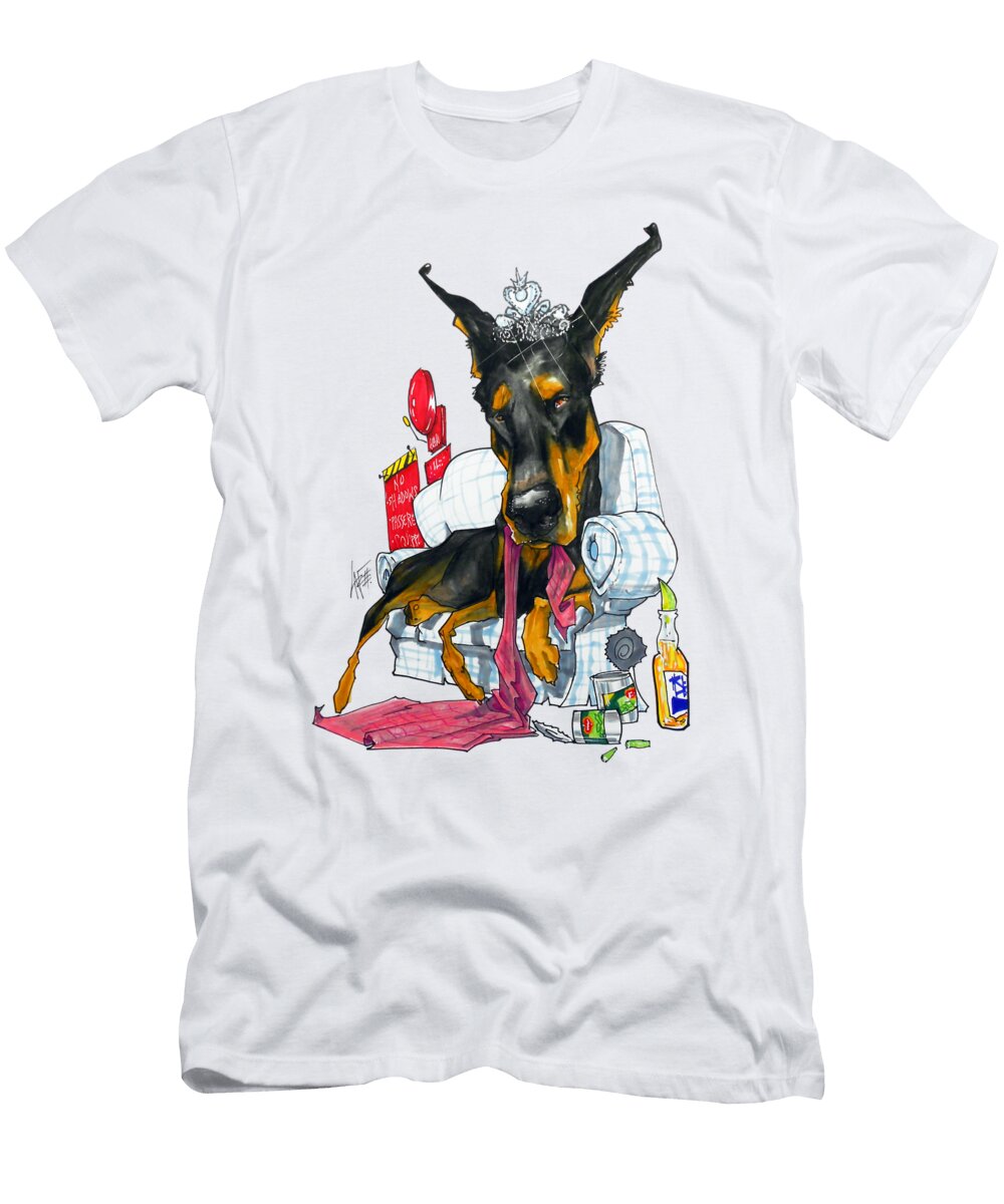 Mojo the Doberman John Lafree T-Shirt
