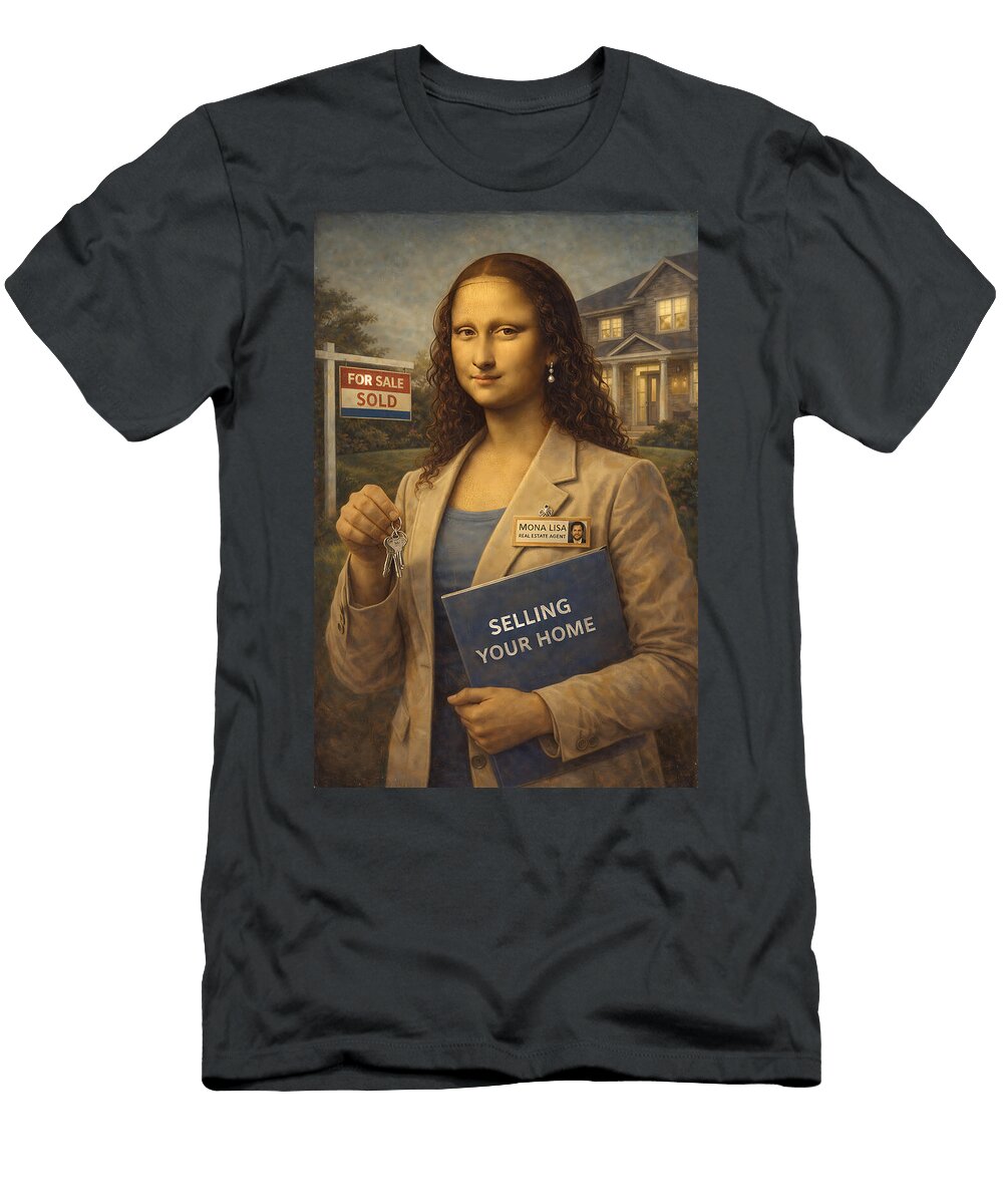Mona Lisa Real Estate Agent Extraordinaire Jafeth Moiane T-Shirt