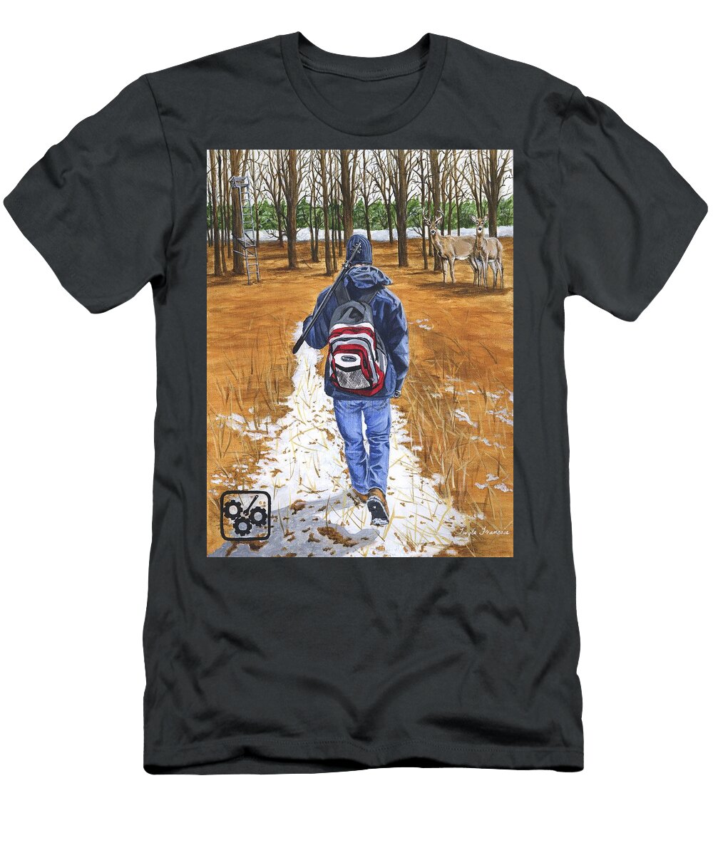 Monkey Wrenching Ii Just Another Winters Day Twyla Francois T-Shirt