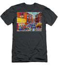 Monsieur Hot Dog Montreal 375 Canadian Hockey Art Painting Carole Spandau Winter City Scenes Carole Spandau T-Shirt