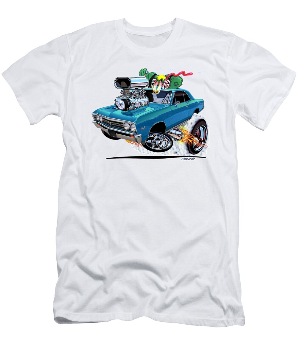 Monster Muscle 67 Blue Vince Crain T-Shirt