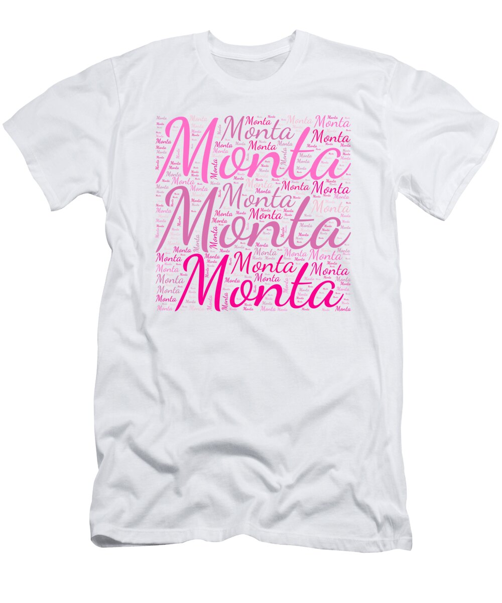 Monta Names Without Frontiers Vidddie Publyshd T-Shirt