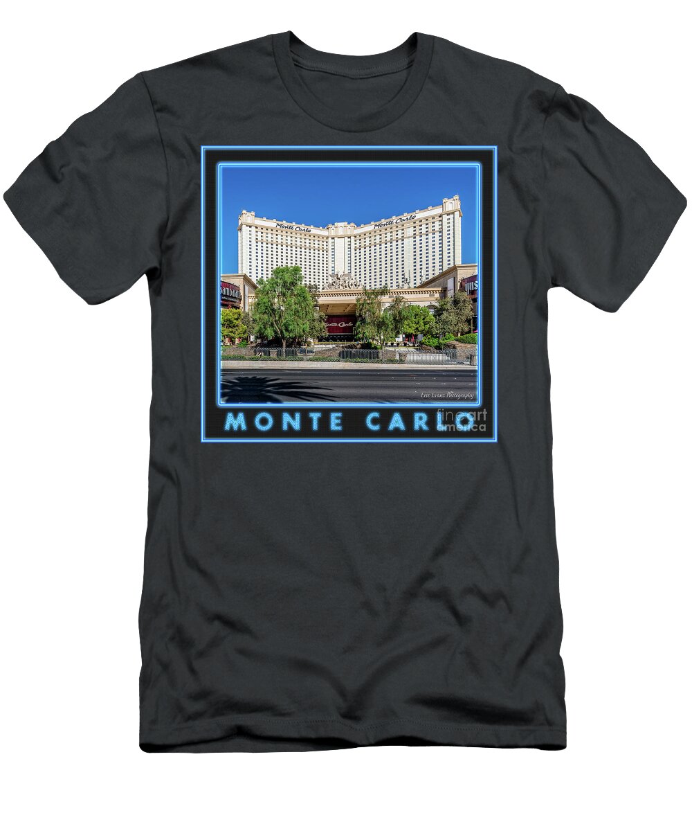 Monte Carlo Gallery Button Aloha Art T-Shirt