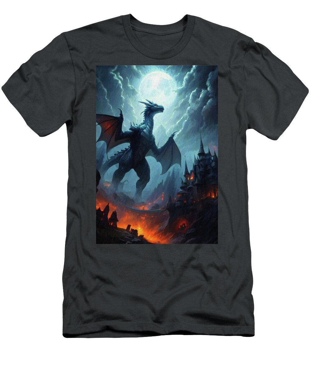 Moon Dragon Sarah Kirk T-Shirt