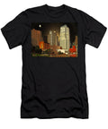 Moon Over Yerba Buena Gardens San Francisco Wingsdomain Art and Photography T-Shirt