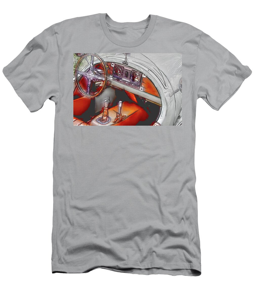 Morgan 3 Cockpit and Dashboard Abstract Nick Gray T-Shirt
